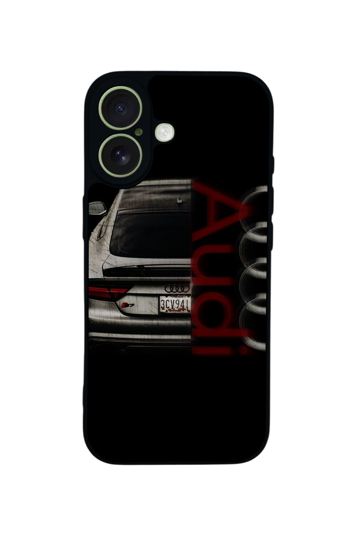 iPhone 17 Uyumlu Audi Tasarımlı Glossy Premium Kılıf