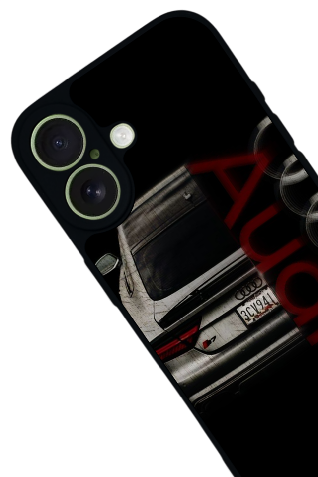 iPhone 17 Uyumlu Audi Tasarımlı Glossy Premium Kılıf