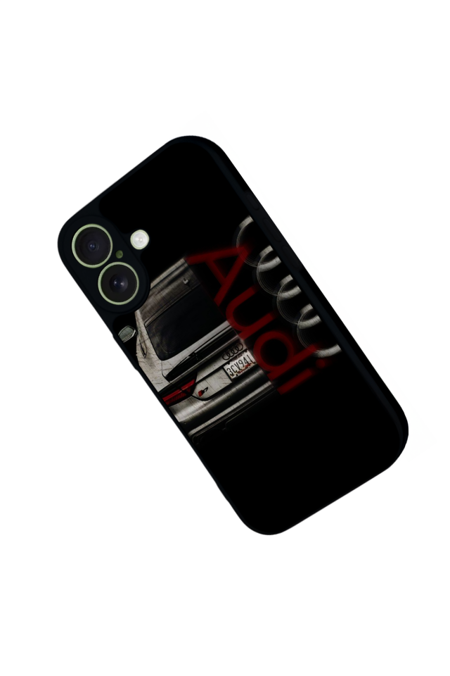 iPhone 17 Uyumlu Audi Tasarımlı Glossy Premium Kılıf