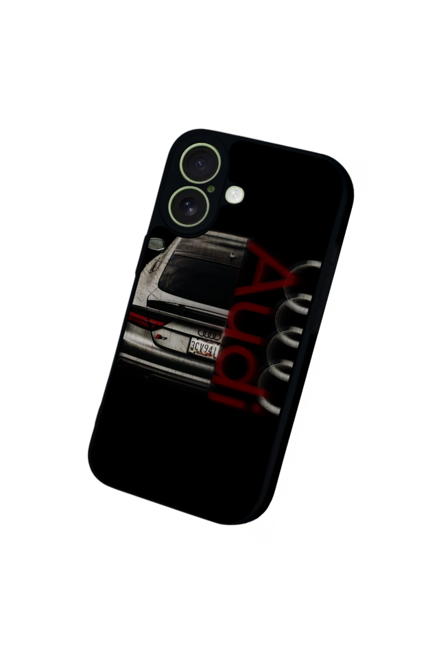 iPhone 17 Uyumlu Audi Tasarımlı Glossy Premium Kılıf