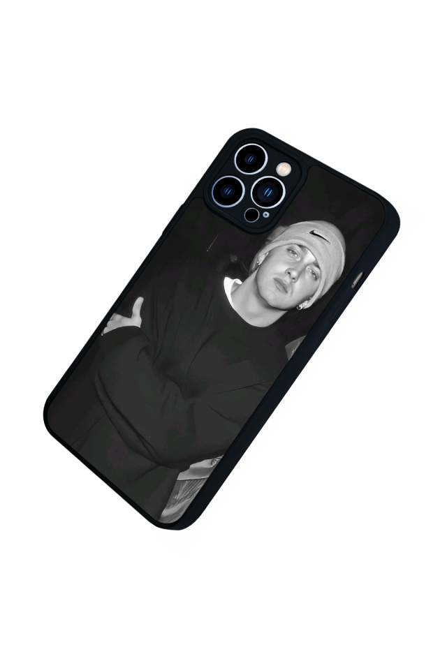 iPhone 13 Pro Max Uyumlu Eminem Tasarımlı Glossy Premium Kılıf