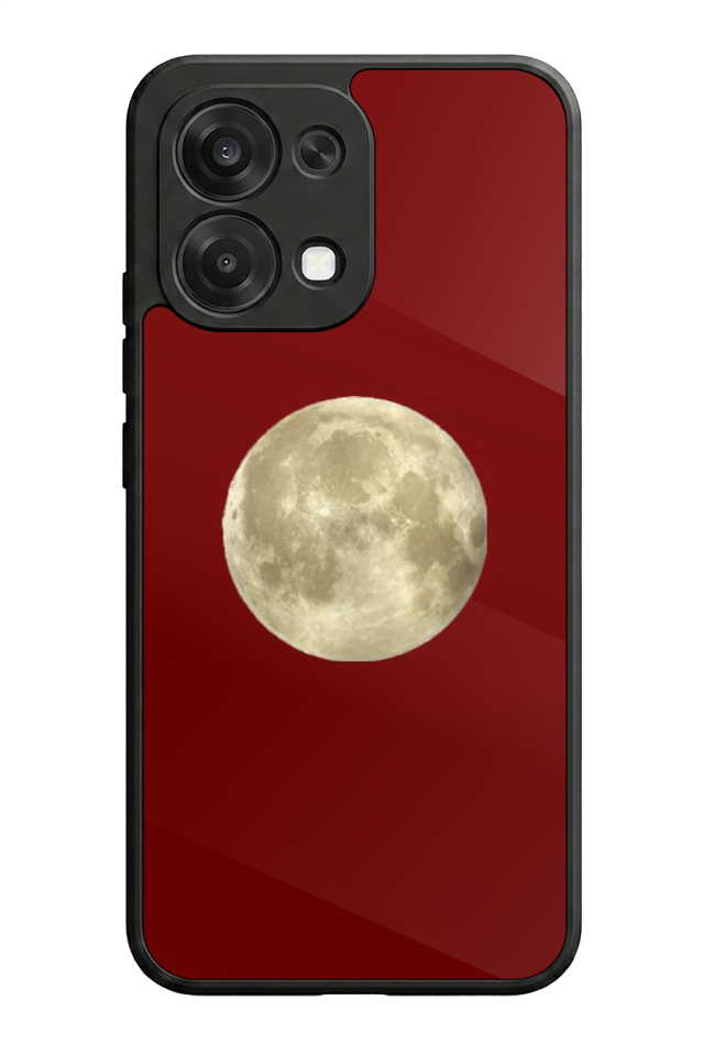 Oppo A6 Pro Uyumlu Kirmizi Tasarımlı Glossy Premium Kılıf