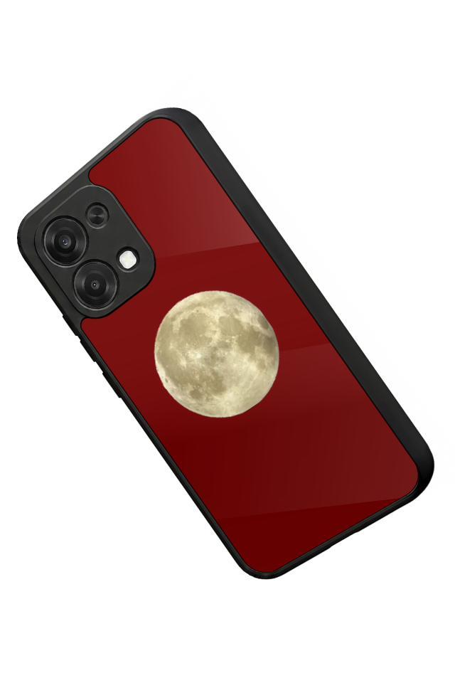 Oppo A6 Pro Uyumlu Kirmizi Tasarımlı Glossy Premium Kılıf