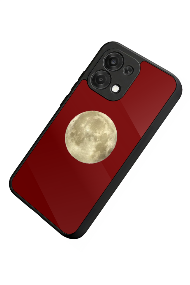 Oppo A6 Pro Uyumlu Kirmizi Tasarımlı Glossy Premium Kılıf