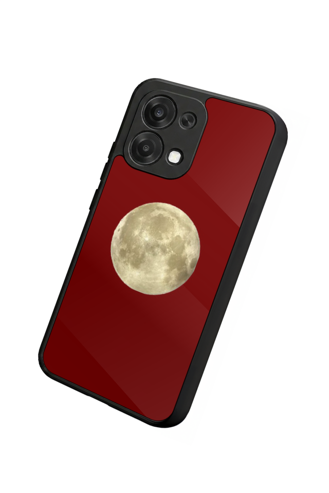 Oppo A6 Pro Uyumlu Kirmizi Tasarımlı Glossy Premium Kılıf