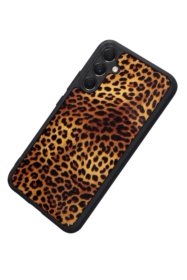 Samsung Galaxy A34 Uyumlu Leopar Tasarımlı Glossy Premium Kılıf