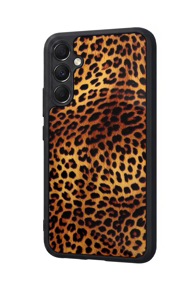 Samsung Galaxy A34 Uyumlu Leopar Tasarımlı Glossy Premium Kılıf