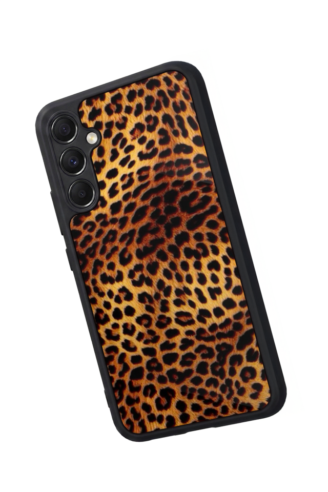 Samsung Galaxy A34 Uyumlu Leopar Tasarımlı Glossy Premium Kılıf