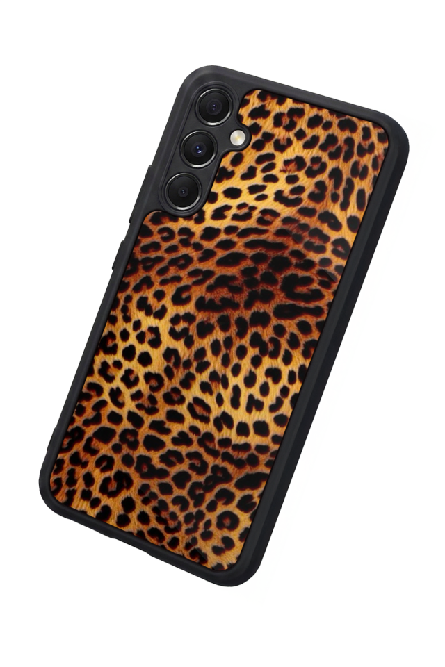Samsung Galaxy A34 Uyumlu Leopar Tasarımlı Glossy Premium Kılıf