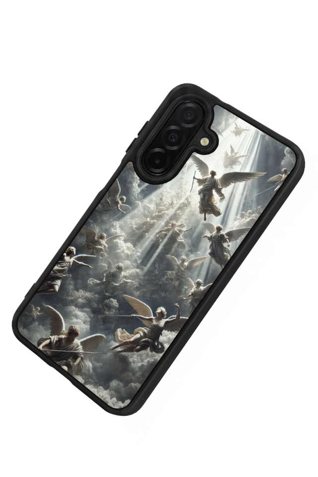 Samsung Galaxy A36 Uyumlu Melek Tasarımlı Glossy Premium Kılıf