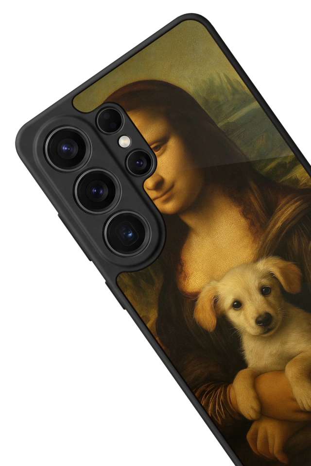 Samsung Galaxy S26 Ultra Uyumlu Monalisa Tasarımlı Glossy Premium Kılıf