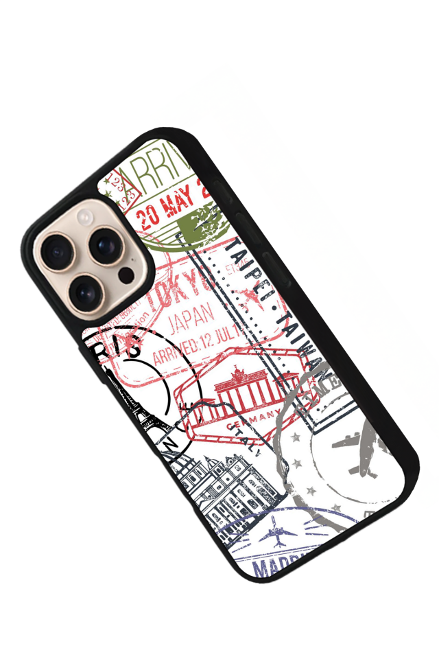 iPhone 15 Pro Max Uyumlu Poster Tasarımlı Glossy Premium Kılıf