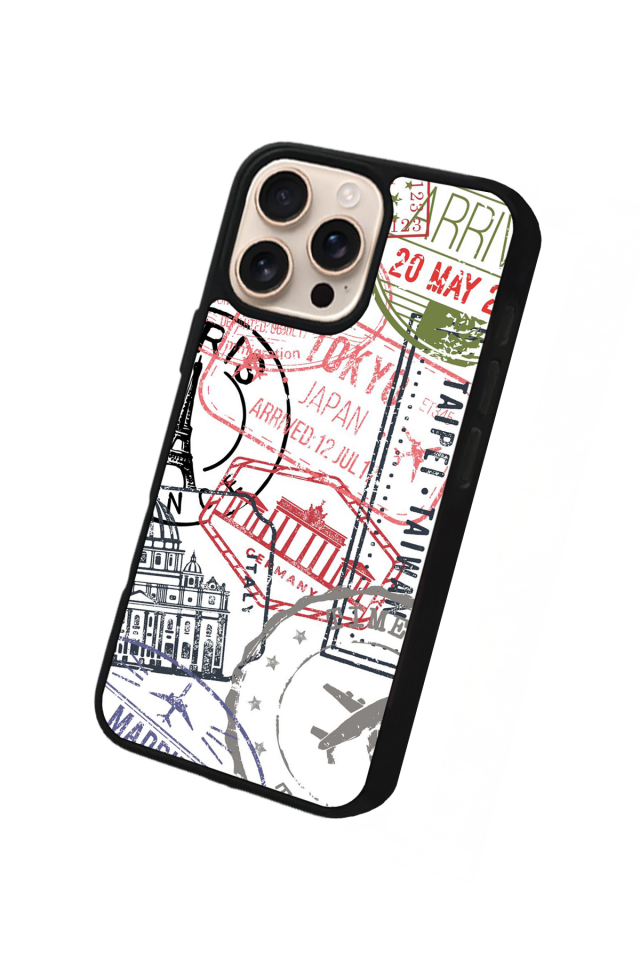 iPhone 15 Pro Max Uyumlu Poster Tasarımlı Glossy Premium Kılıf