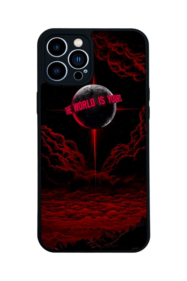 iPhone 12 Pro Max Uyumlu Scarface Tasarımlı Glossy Premium Kılıf