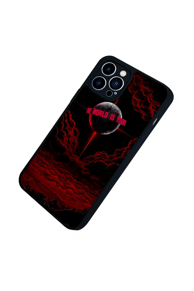 iPhone 12 Pro Max Uyumlu Scarface Tasarımlı Glossy Premium Kılıf