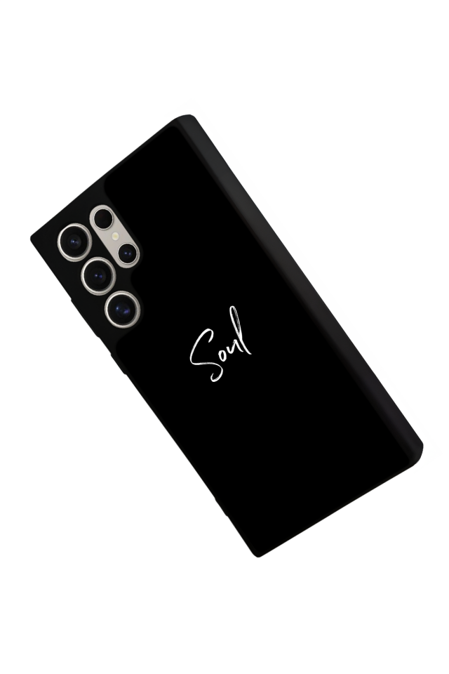 Samsung Galaxy S22 Ultra Uyumlu SOUL Tasarımlı Glossy Premium Kılıf