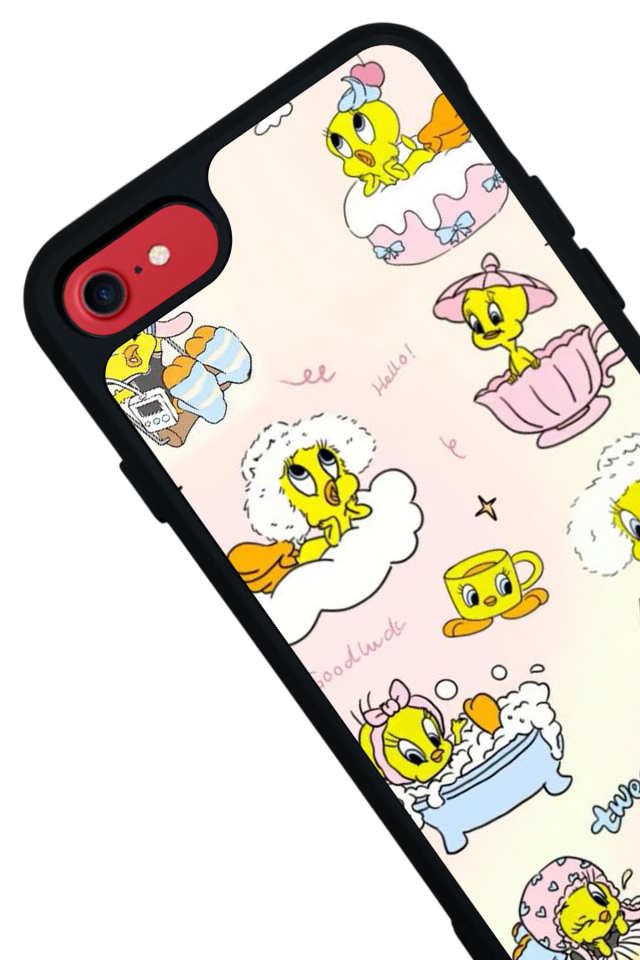 iPhone 7 Uyumlu Tweety Tasarımlı Glossy Premium Kılıf