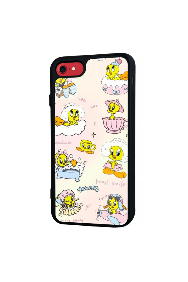 iPhone 7 Uyumlu Tweety Tasarımlı Glossy Premium Kılıf