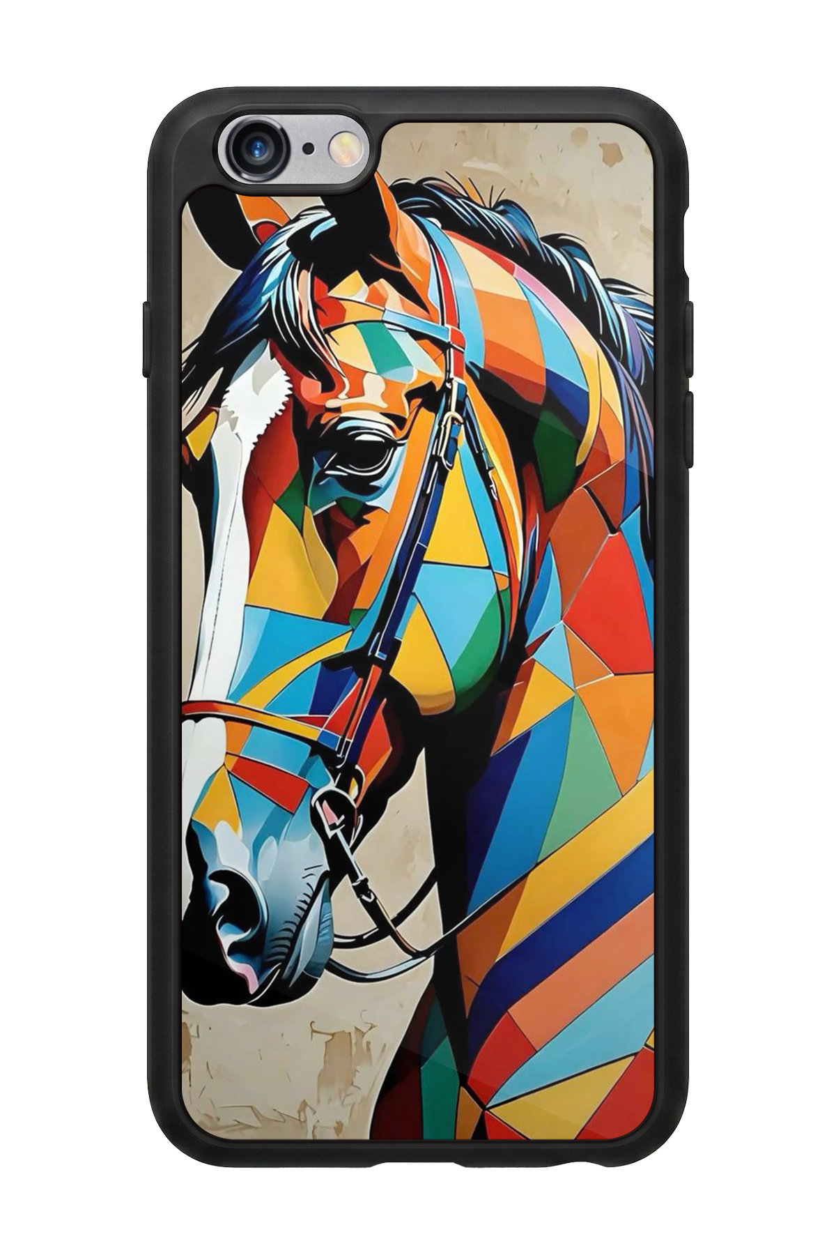 iPhone 6s Plus Uyumlu At Horse Tasarımlı Glossy Premium Kılıf