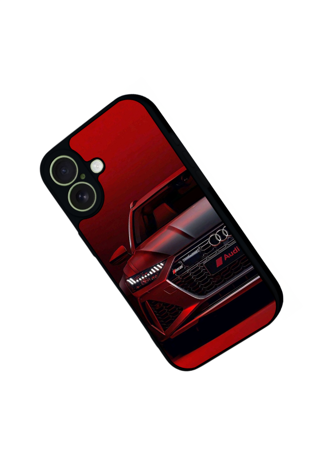 iPhone 17 Uyumlu Audi Tasarımlı Glossy Premium Kılıf