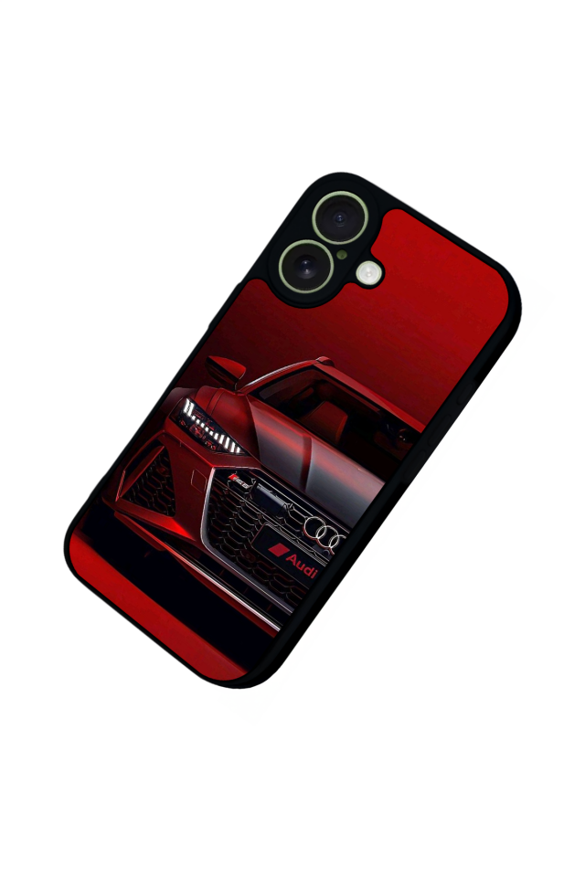 iPhone 17 Uyumlu Audi Tasarımlı Glossy Premium Kılıf