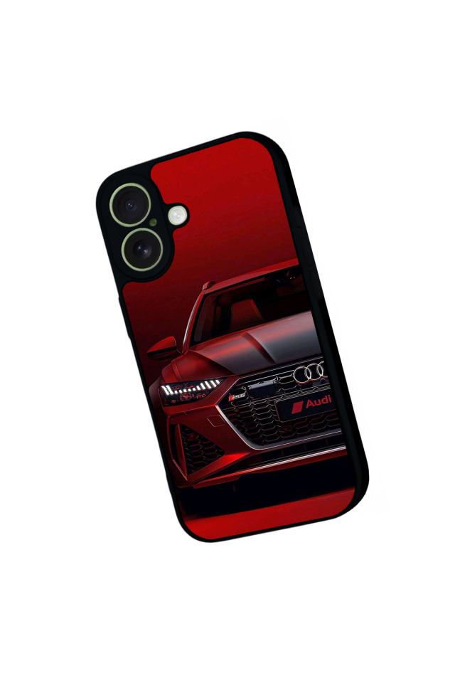 iPhone 17 Uyumlu Audi Tasarımlı Glossy Premium Kılıf