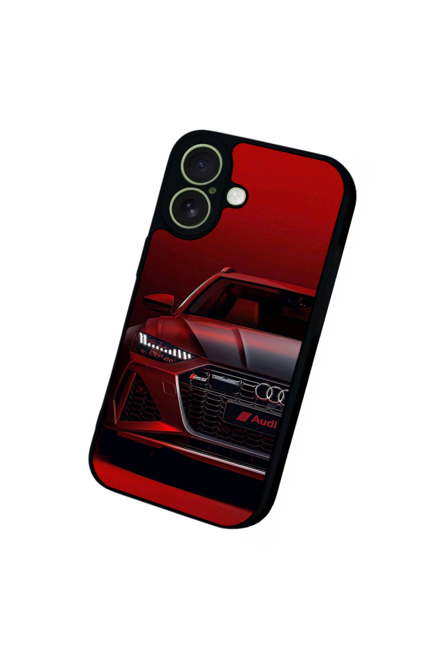 iPhone 17 Uyumlu Audi Tasarımlı Glossy Premium Kılıf