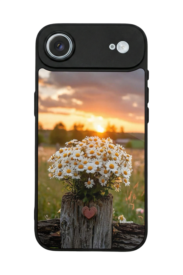 iPhone 17 Air Uyumlu Cicek Tasarımlı Glossy Premium Kılıf
