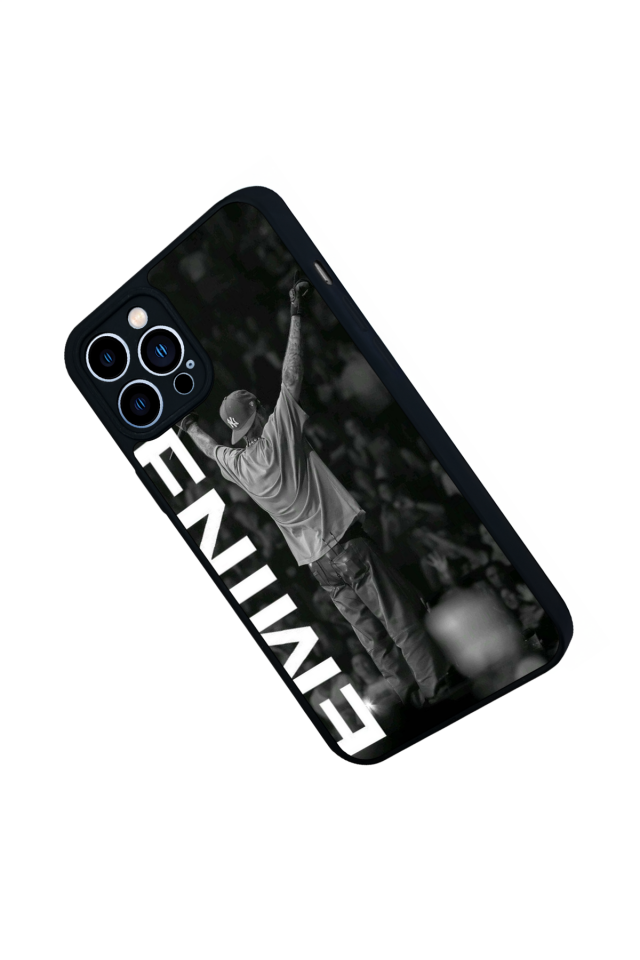 iPhone 13 Pro Max Uyumlu Eminem Tasarımlı Glossy Premium Kılıf