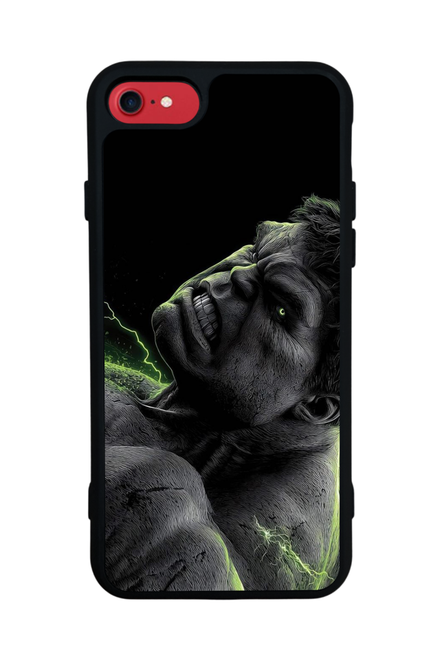 iPhone SE Uyumlu Hulk Tasarımlı Glossy Premium Kılıf