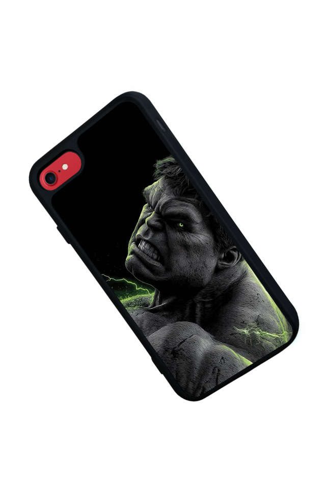 iPhone SE Uyumlu Hulk Tasarımlı Glossy Premium Kılıf