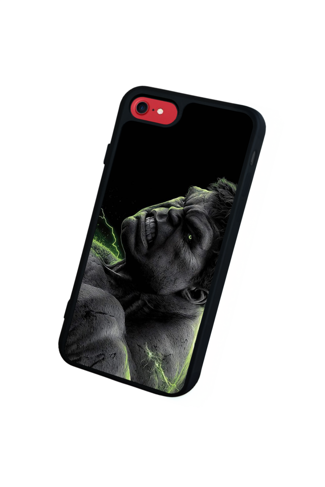 iPhone SE Uyumlu Hulk Tasarımlı Glossy Premium Kılıf