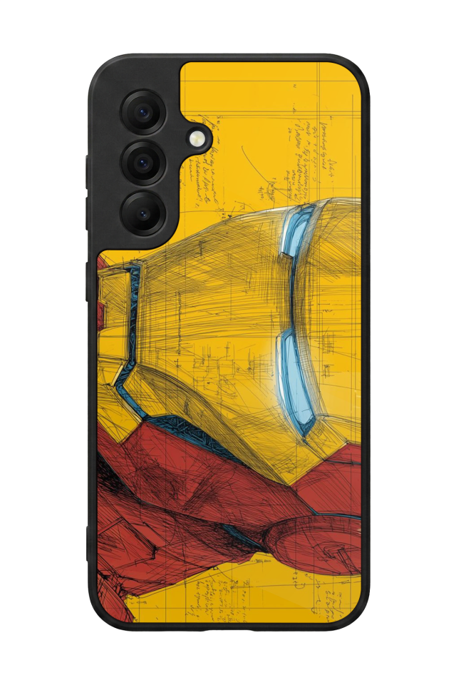Samsung Galaxy A17 Uyumlu  Iron Man ( Demir Adam ) Tasarımlı Glossy Premium Kılıf