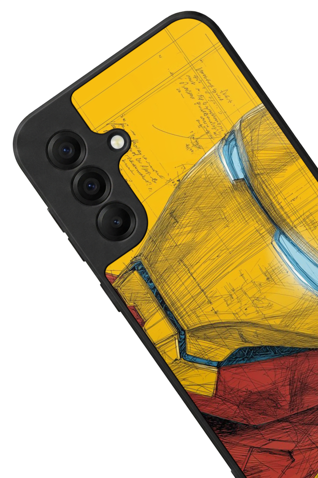 Samsung Galaxy A17 Uyumlu  Iron Man ( Demir Adam ) Tasarımlı Glossy Premium Kılıf
