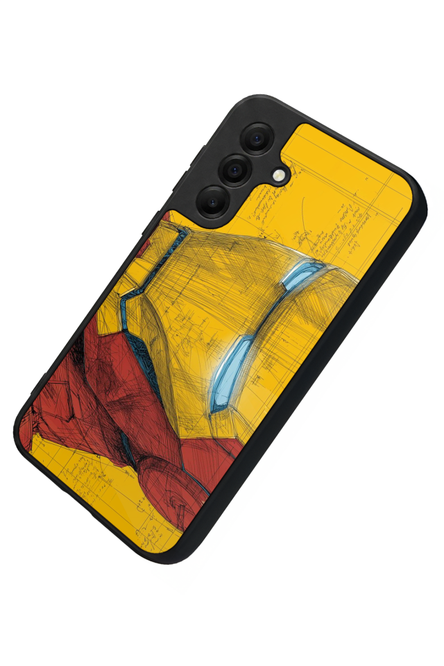 Samsung Galaxy A17 Uyumlu  Iron Man ( Demir Adam ) Tasarımlı Glossy Premium Kılıf