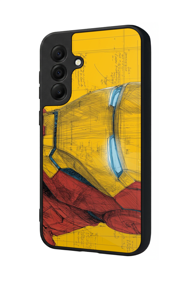Samsung Galaxy A17 Uyumlu  Iron Man ( Demir Adam ) Tasarımlı Glossy Premium Kılıf