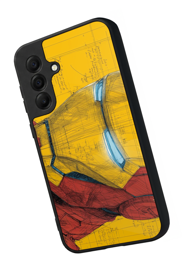 Samsung Galaxy A17 Uyumlu  Iron Man ( Demir Adam ) Tasarımlı Glossy Premium Kılıf