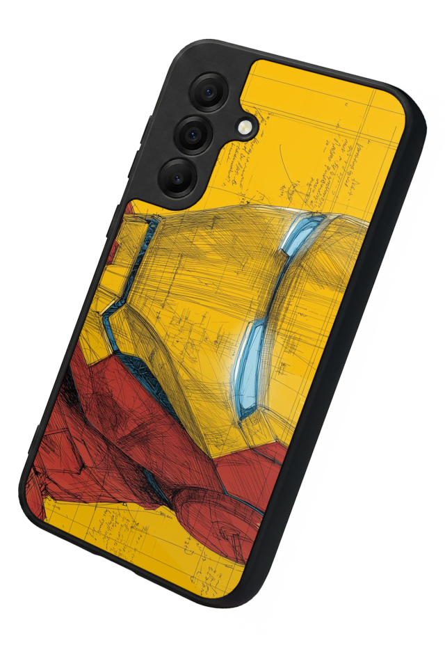 Samsung Galaxy A17 Uyumlu  Iron Man ( Demir Adam ) Tasarımlı Glossy Premium Kılıf
