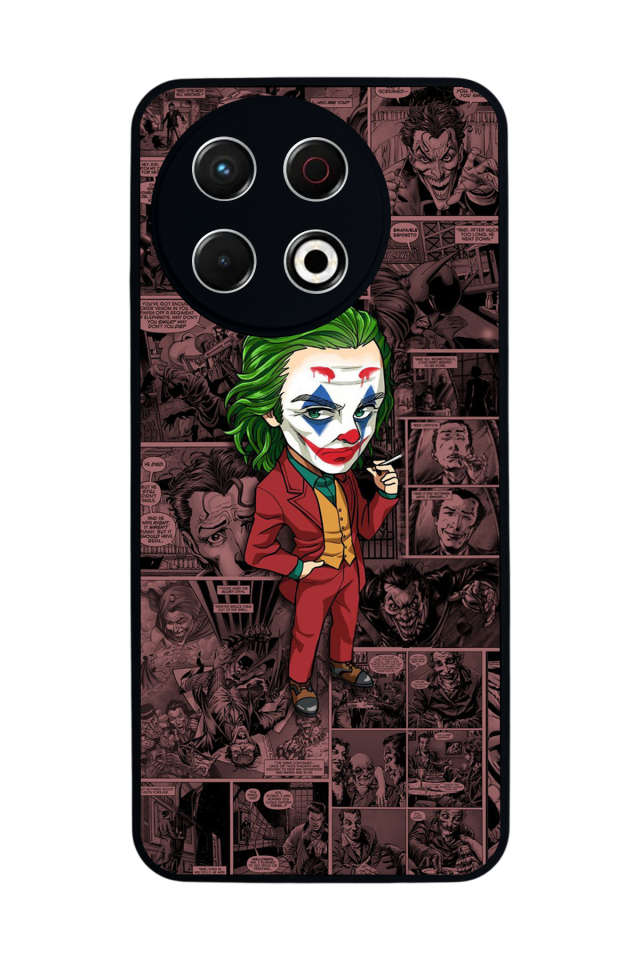 Tecno Spark 30 Pro Uyumlu Joker Tasarımlı Glossy Premium Kılıf