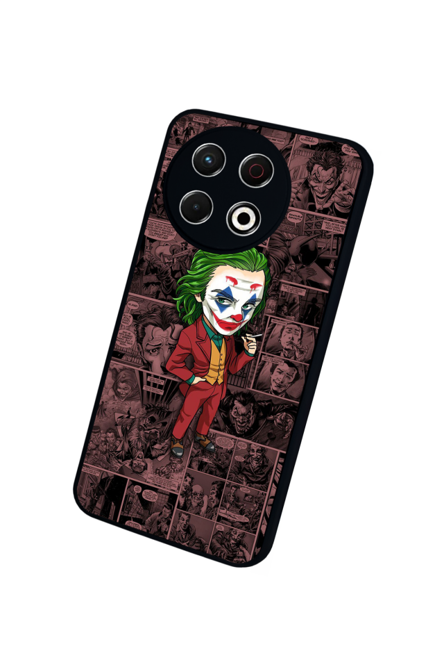 Tecno Spark 30 Pro Uyumlu Joker Tasarımlı Glossy Premium Kılıf