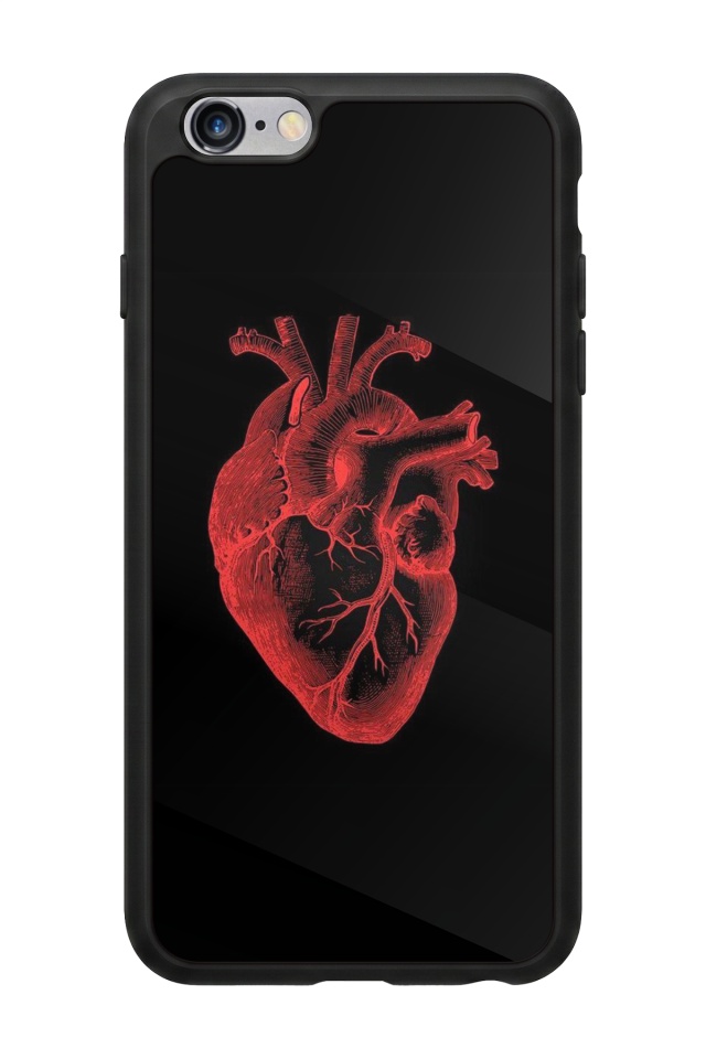 iPhone 6 Plus Uyumlu Kalp Love Tasarımlı Glossy Premium Kılıf