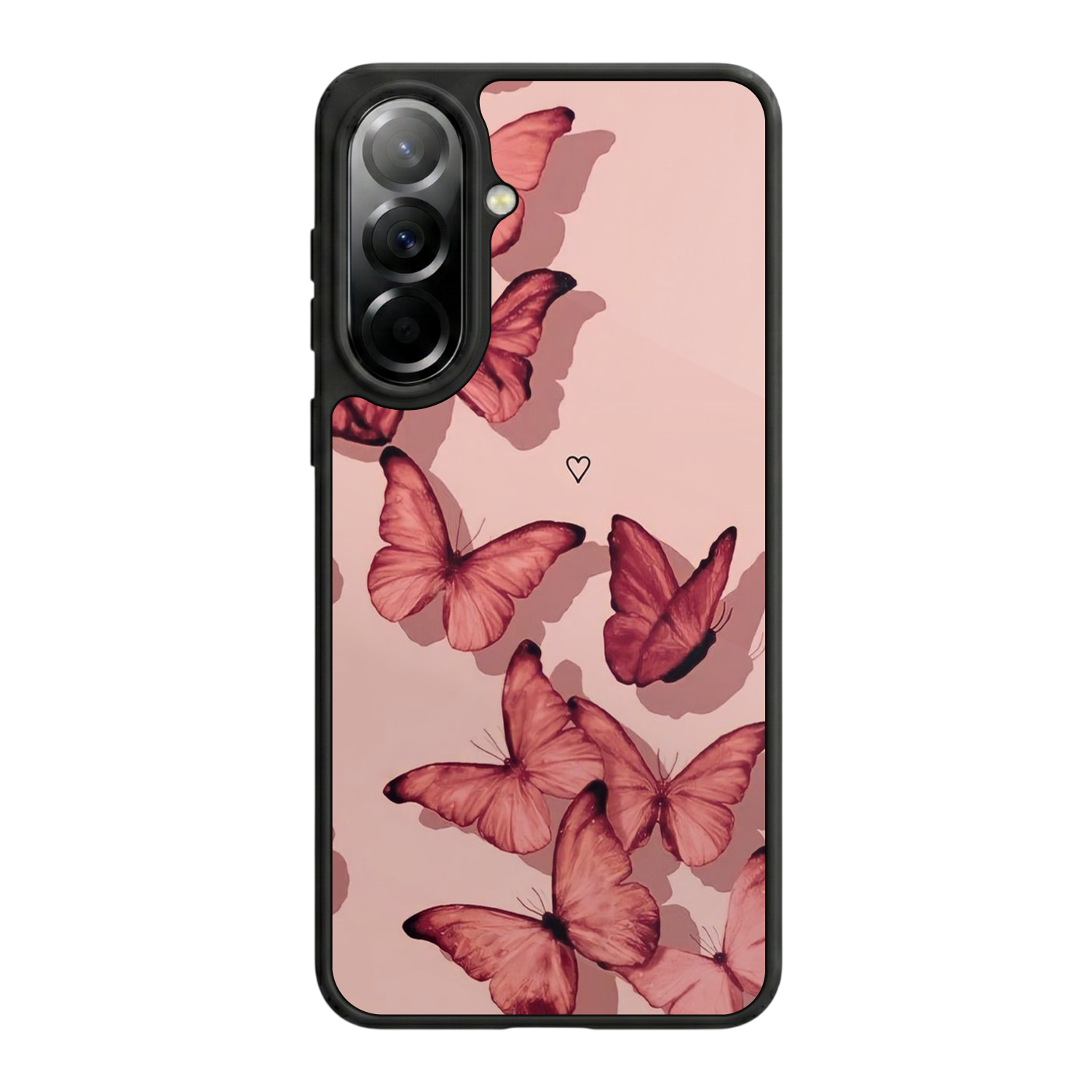 Samsung Galaxy A37 Uyumlu Kelebek Tasarımlı Glossy Premium Kılıf