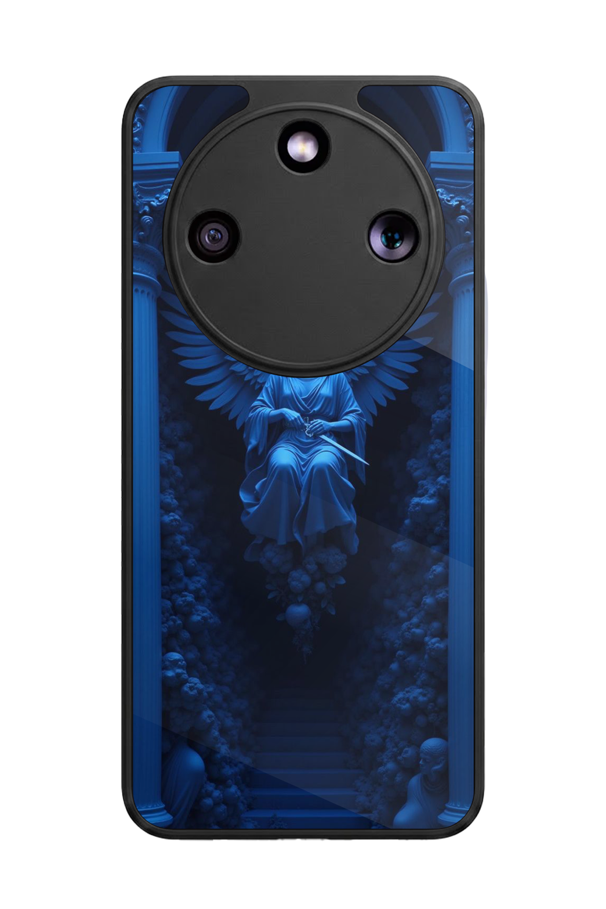 Honor Magic 8 Lite Uyumlu Güneş Tasarımlı Glossy Premium Kılıf