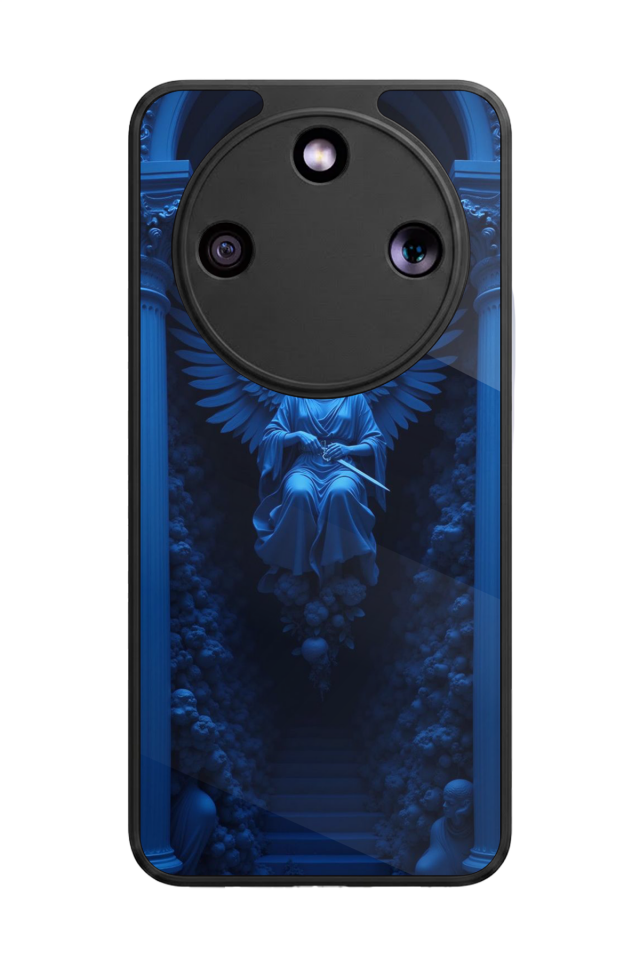 Honor Magic 8 Lite Uyumlu Güneş Tasarımlı Glossy Premium Kılıf