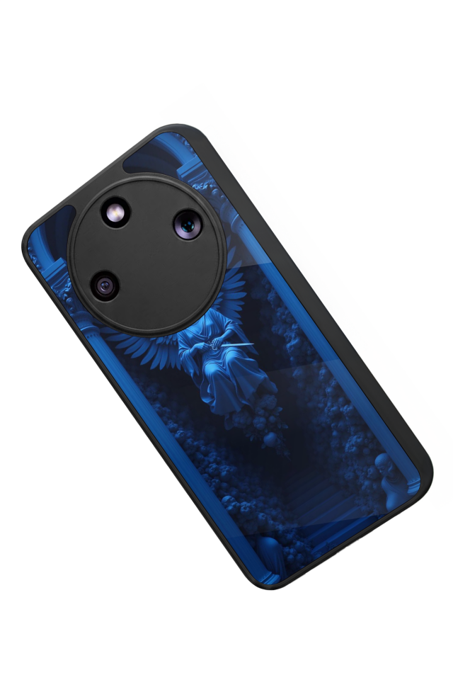 Honor Magic 8 Lite Uyumlu Güneş Tasarımlı Glossy Premium Kılıf