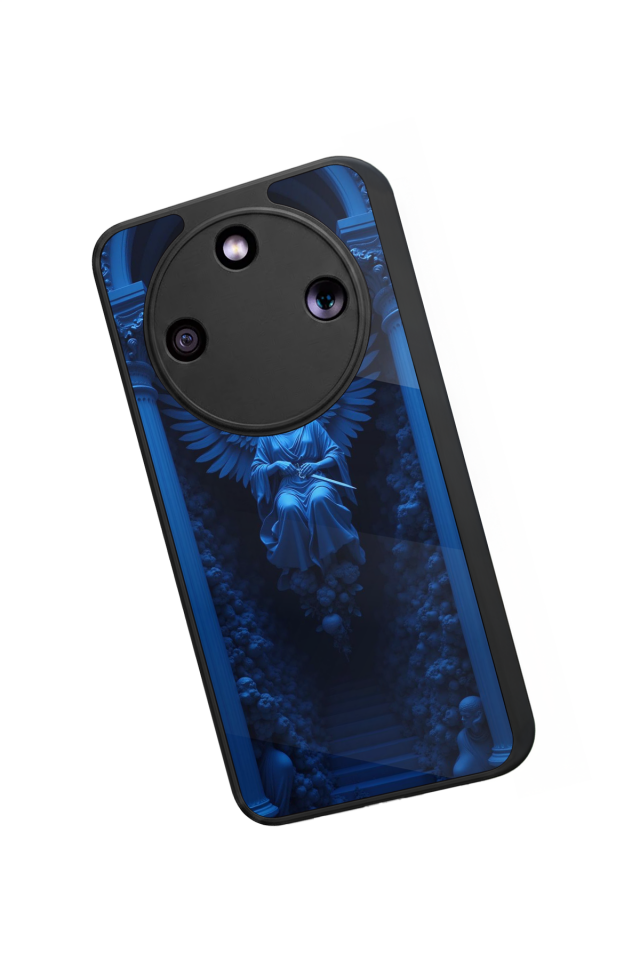 Honor Magic 8 Lite Uyumlu Güneş Tasarımlı Glossy Premium Kılıf