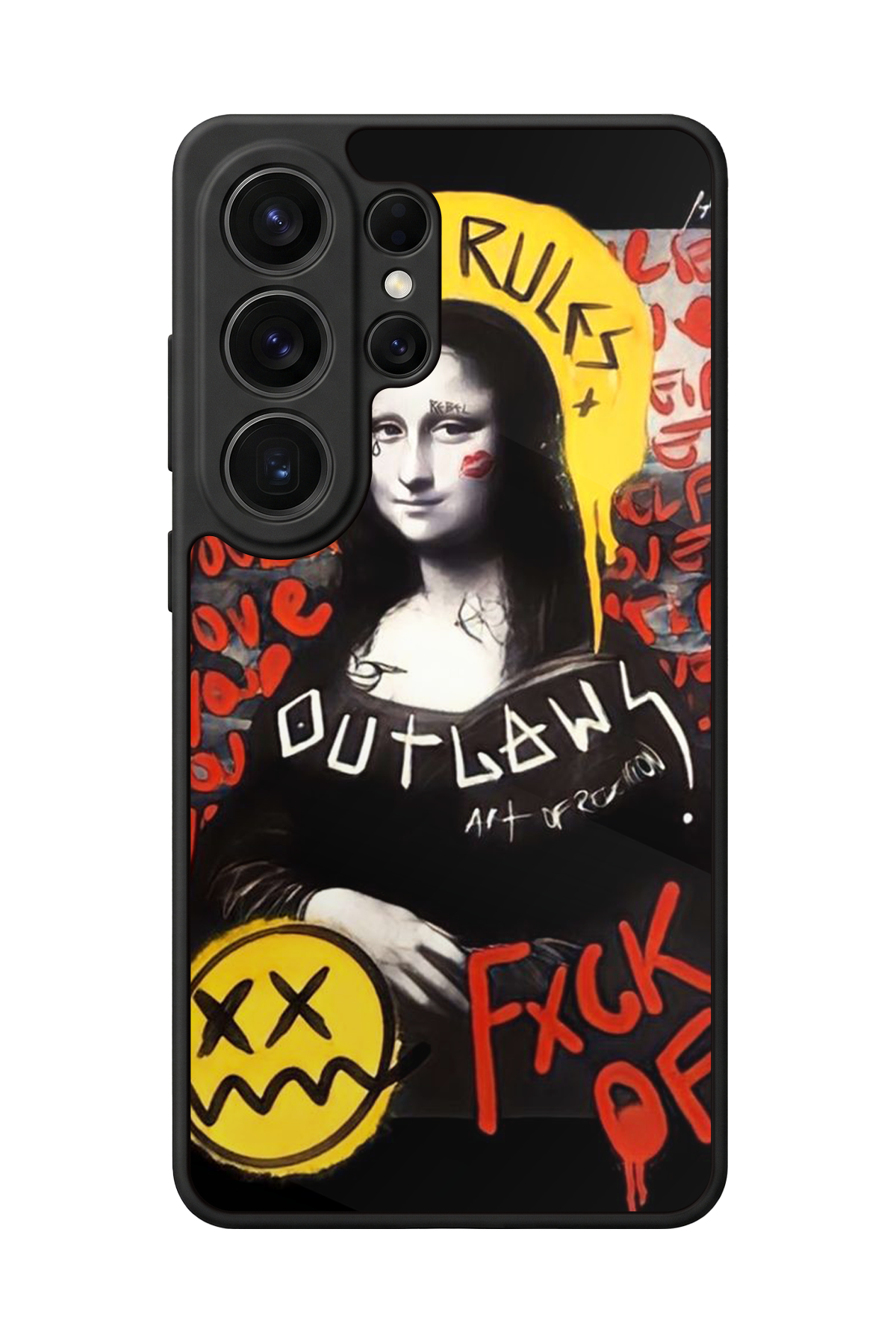 Samsung Galaxy S26 Ultra Uyumlu Monalisa Tasarımlı Glossy Premium Kılıf