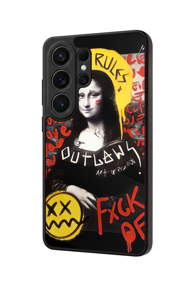 Samsung Galaxy S26 Ultra Uyumlu Monalisa Tasarımlı Glossy Premium Kılıf