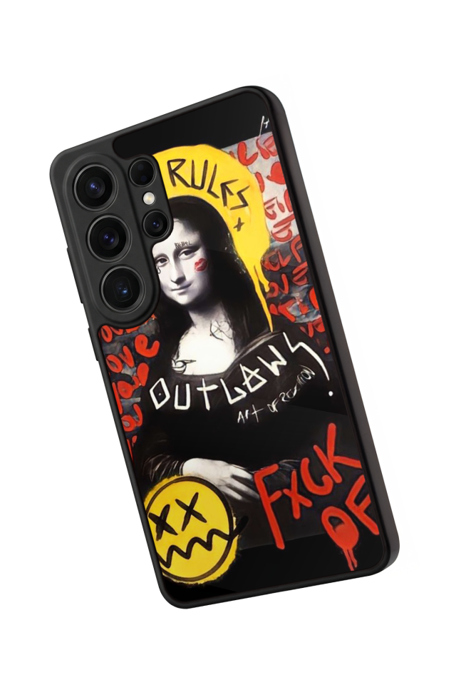 Samsung Galaxy S26 Ultra Uyumlu Monalisa Tasarımlı Glossy Premium Kılıf