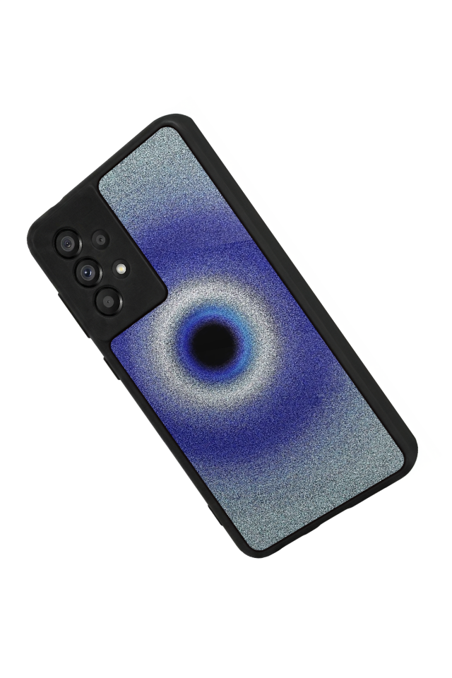 Samsung Galaxy A73 Uyumlu Nazar Tasarımlı Glossy Premium Kılıf